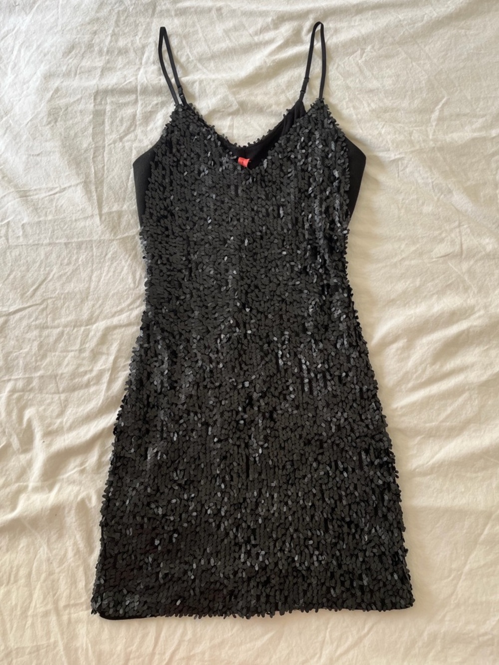 Eight Sixty Women Small Black Sequin Mini Dress Cocktail Party Going Out Sexy